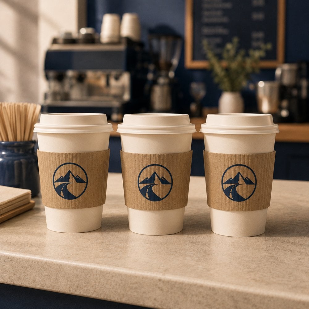Custom coffee sleeves