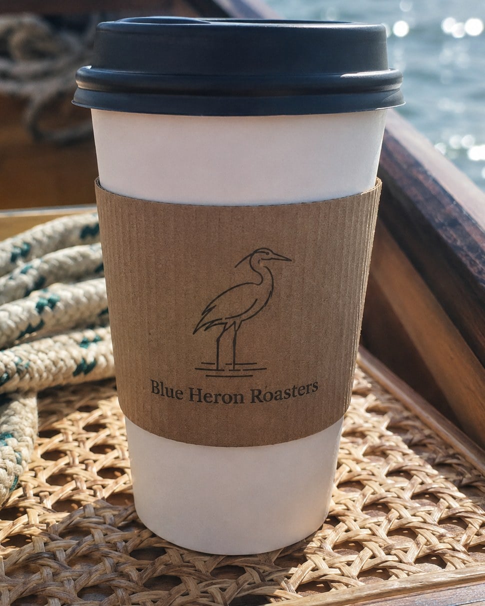 Coffee sleeves with logo printing
