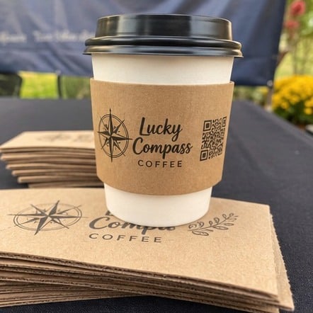 Customized coffee sleeves for promotions and giveaways