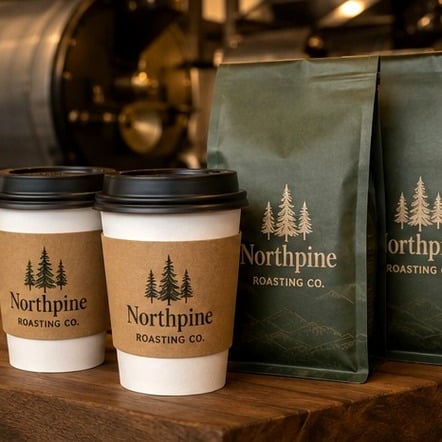 Customized coffee sleeves for roasters and brands