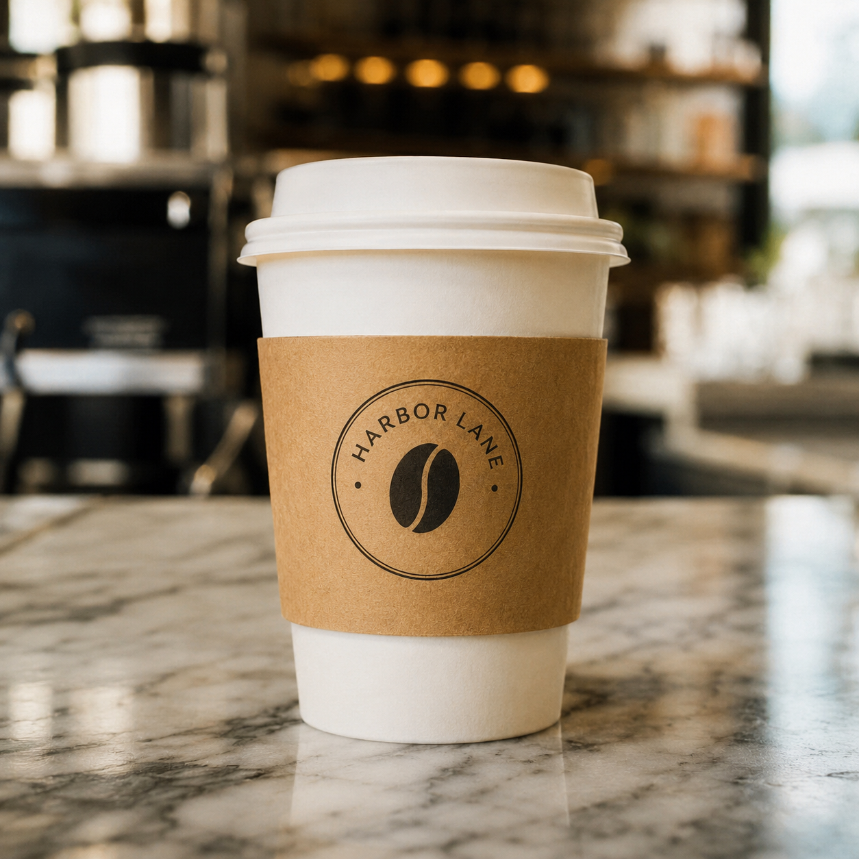 Custom coffee sleeves
